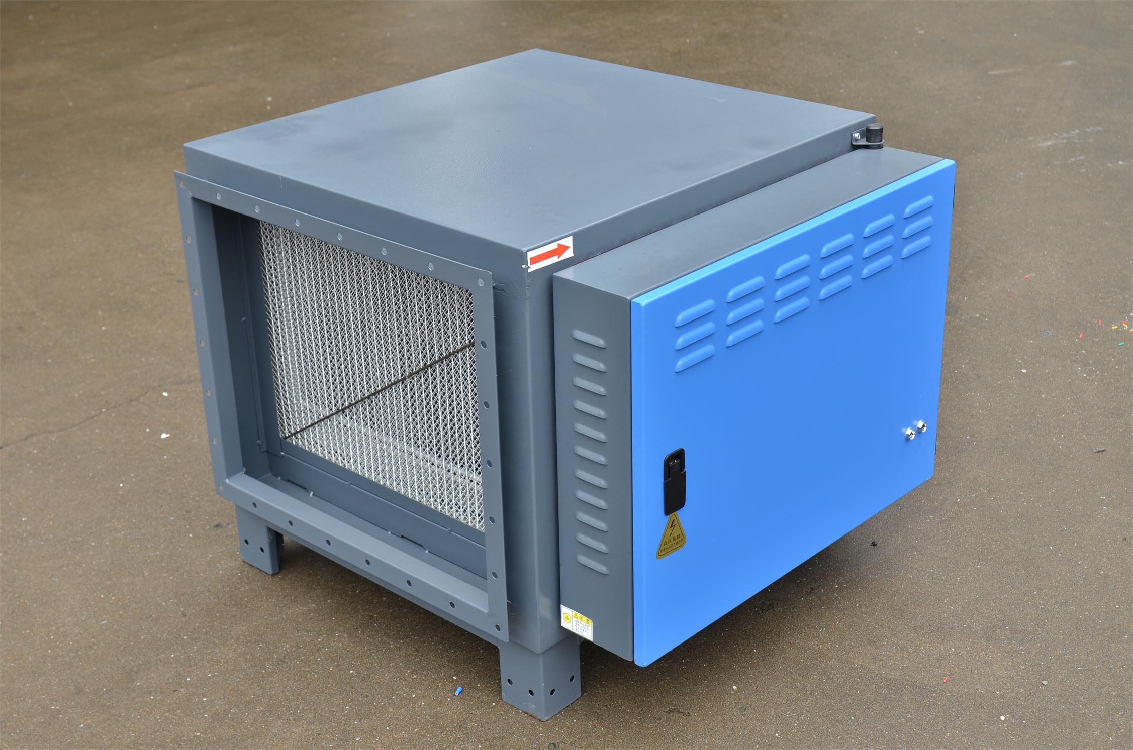 温州安装玖翔热处理网带炉净化器，成本低，效果好图片