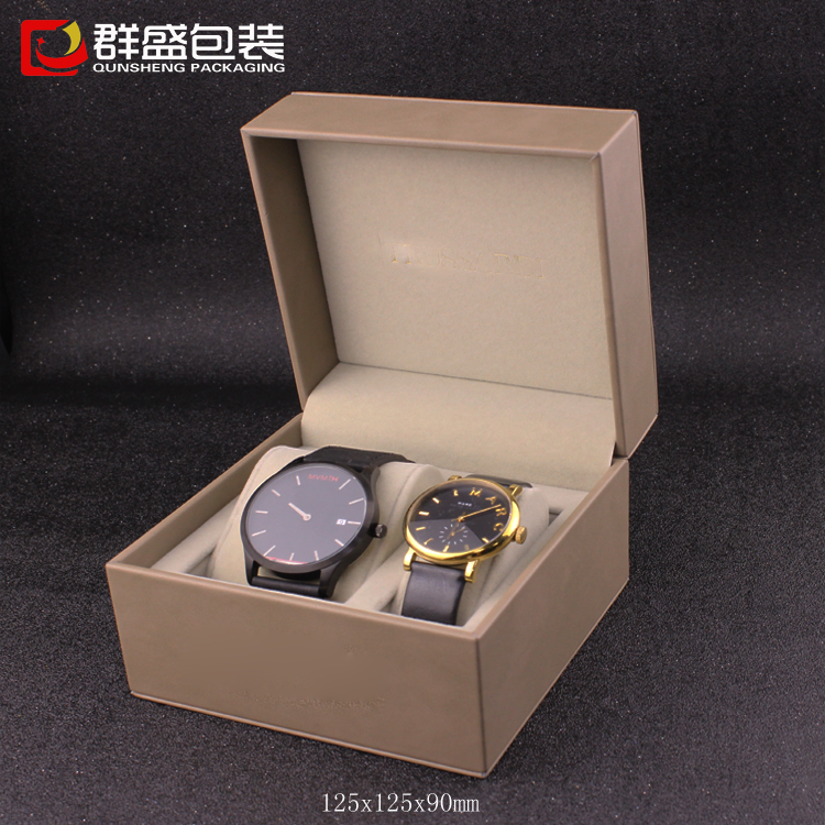 深圳市包装盒定做厂家  pu皮革高端手表盒