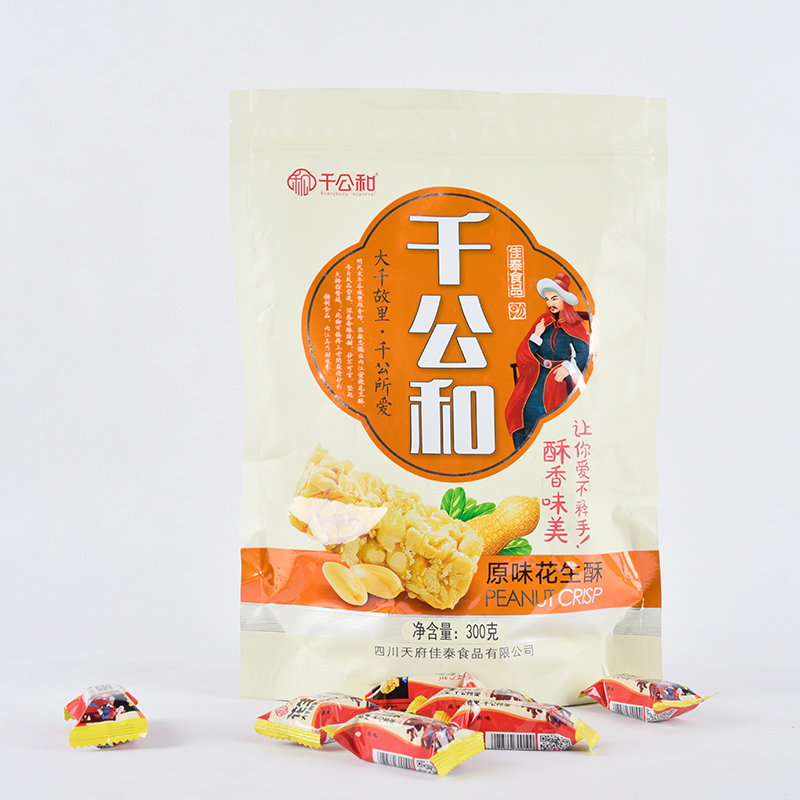 四川特产千公和花生酥酥糖休闲食品图片