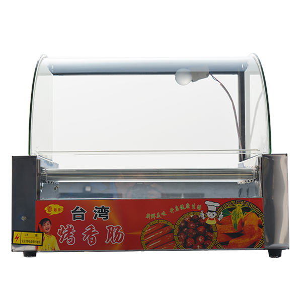 商用休闲食品加工设备山西百盛7轴全自动烤肠机