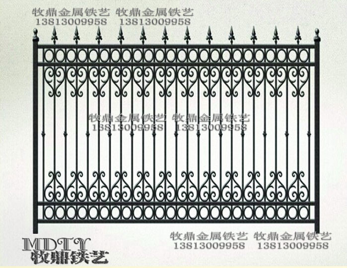 滁州铁艺栏杆护栏大门滁州铁艺护栏厂家专业制作栏杆大门图片