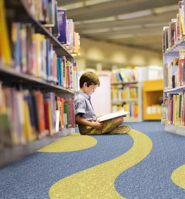 LG塑胶地板舒可丽系列适用于教室、图书馆、图片