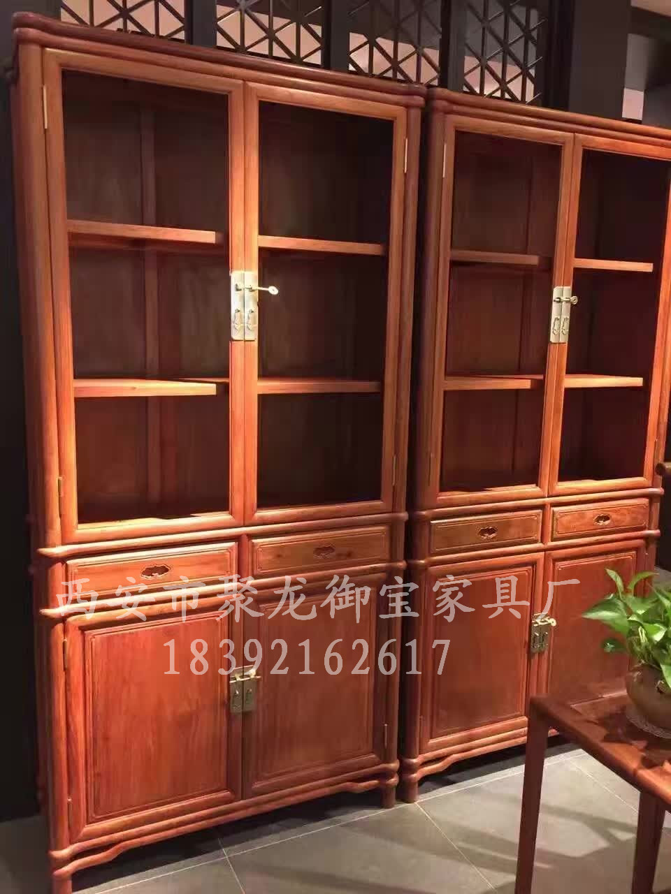 西安红木书柜，榆木书柜，古典书柜，仿古书柜以及书柜定制