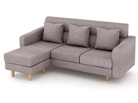 供应公寓沙发小户型布艺沙发三人位 款项新颖、耐用耐看图片