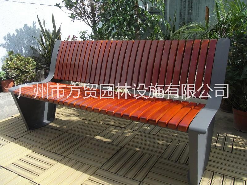 景观公园椅厂家，户外铸铝塑木休闲椅价格，铸铁实木公园椅款式，铁艺不锈钢休闲椅图片