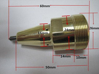 26/24/32mm内外螺纹 铜铝外壳气动打标针 车架号汽车轮毂气动打标针