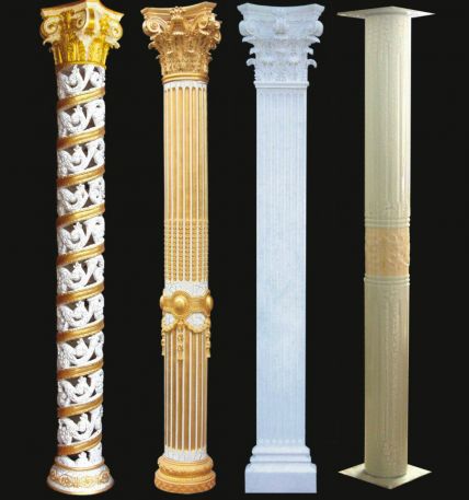 东莞水泥花瓶柱，GRC罗马圆雕价格图片