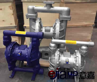 上海不锈钢气动隔膜泵 气动隔膜泵  QBY气动隔膜泵  DN50气动隔膜泵  气动隔膜泵安装图