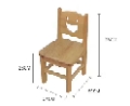 幼儿园实木桌椅 实木小椅子