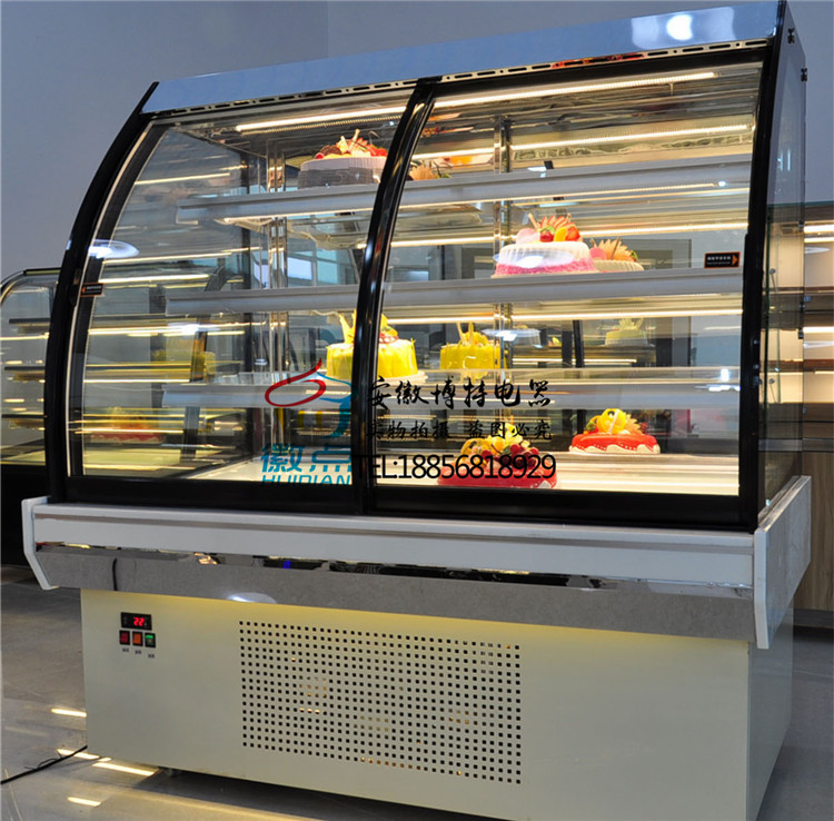 芜湖供应欧式豪华型蛋糕柜豪华型慕斯冷藏柜弧形蛋糕保鲜柜欧式蛋糕展示柜