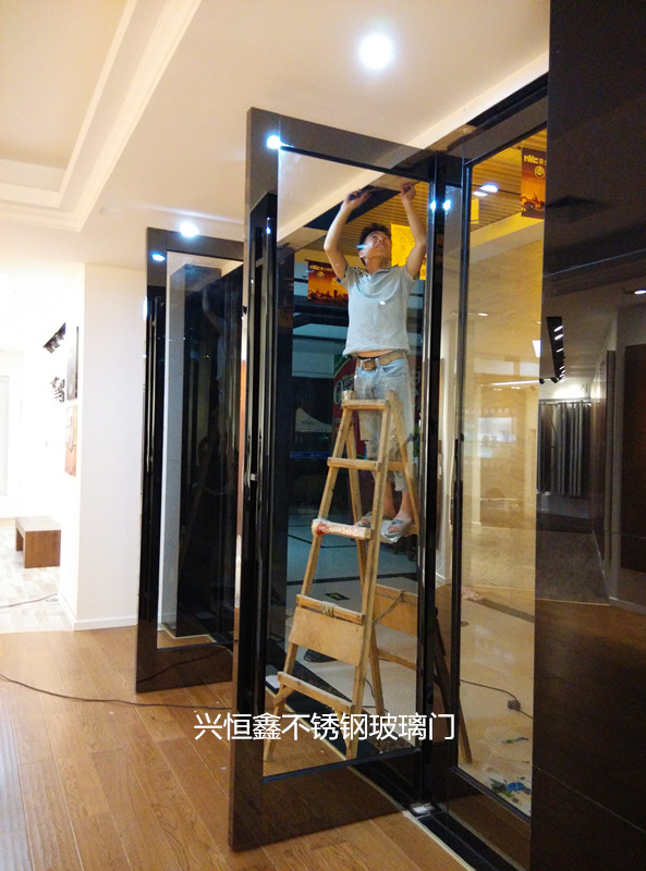 深圳玻璃门办公室商场店铺玻璃门