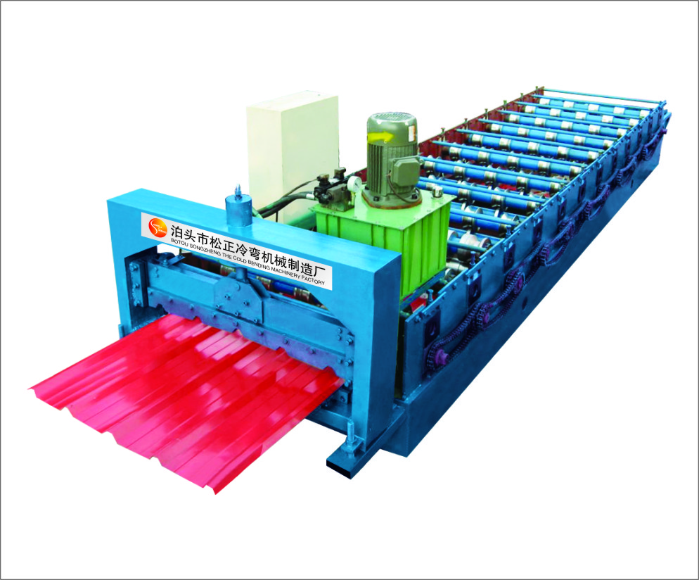 泊头压瓦机、松正226型压瓦机、226型屋面装饰板压型机、各种型号彩钢设备介绍图片