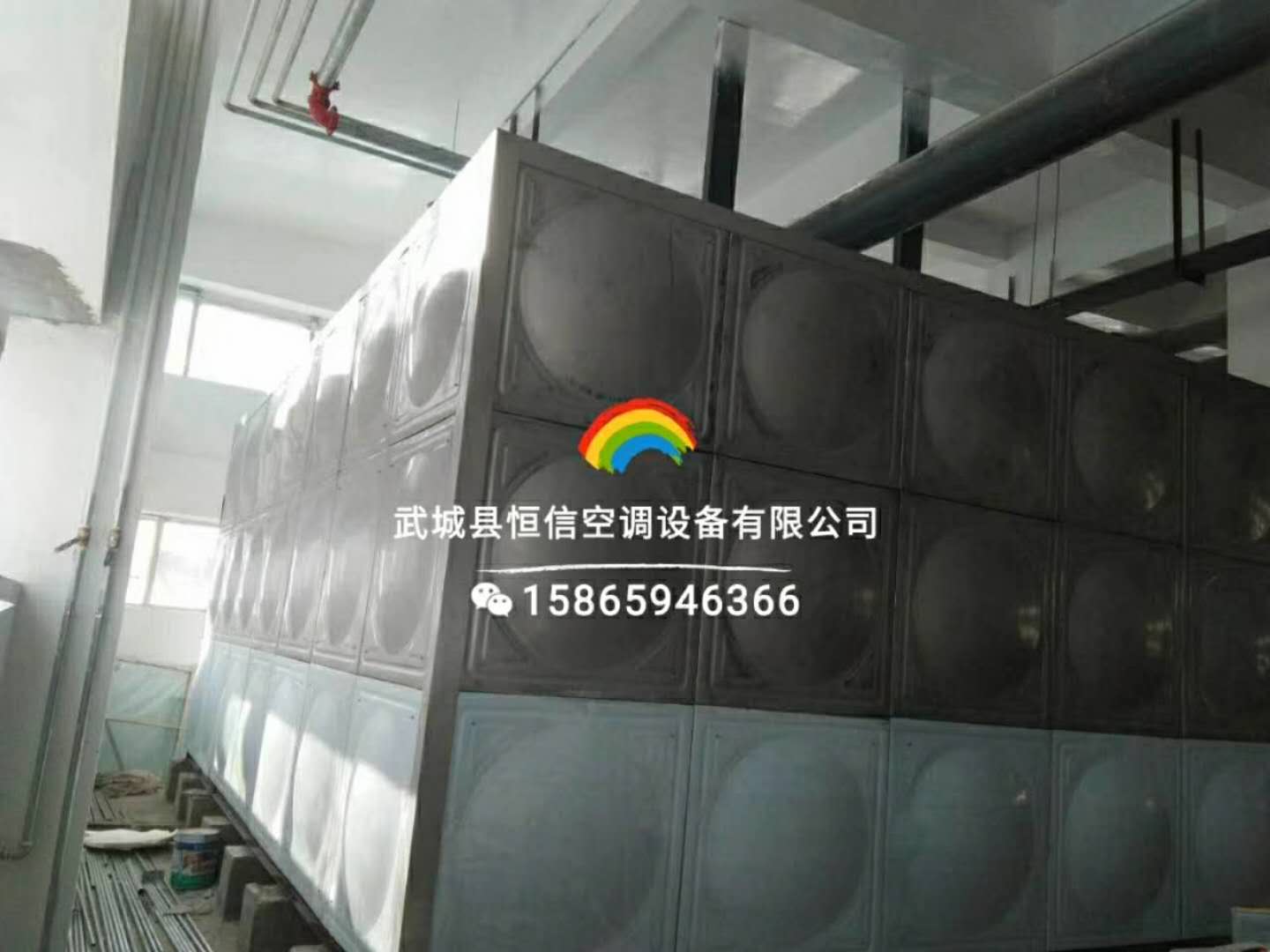 武城恒信专业生产不锈钢水箱5t焊接式/装配式/螺丝连接水箱 5t/10t