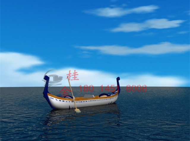 彩绘图 欧式摆设船 装饰船