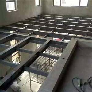 北京专业室内加层搭建 别墅加层改造搭建二层夹层钢结构阁楼安装