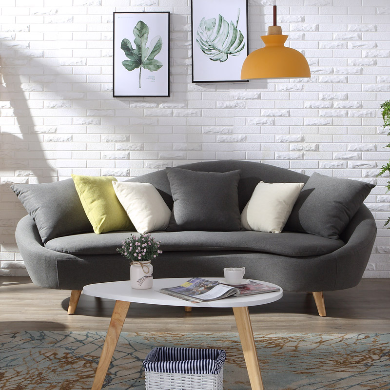 沙发现代简约韩式个性沙发创意组合异形时尚灰色沙发北欧风