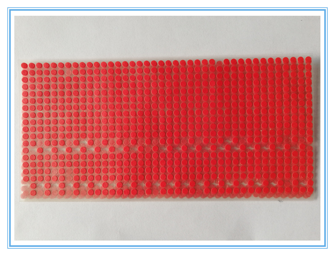 供应红色高温美纹胶贴φ3mm，耐高温260℃，厚度0.2mm，不残胶,可模切加工图片