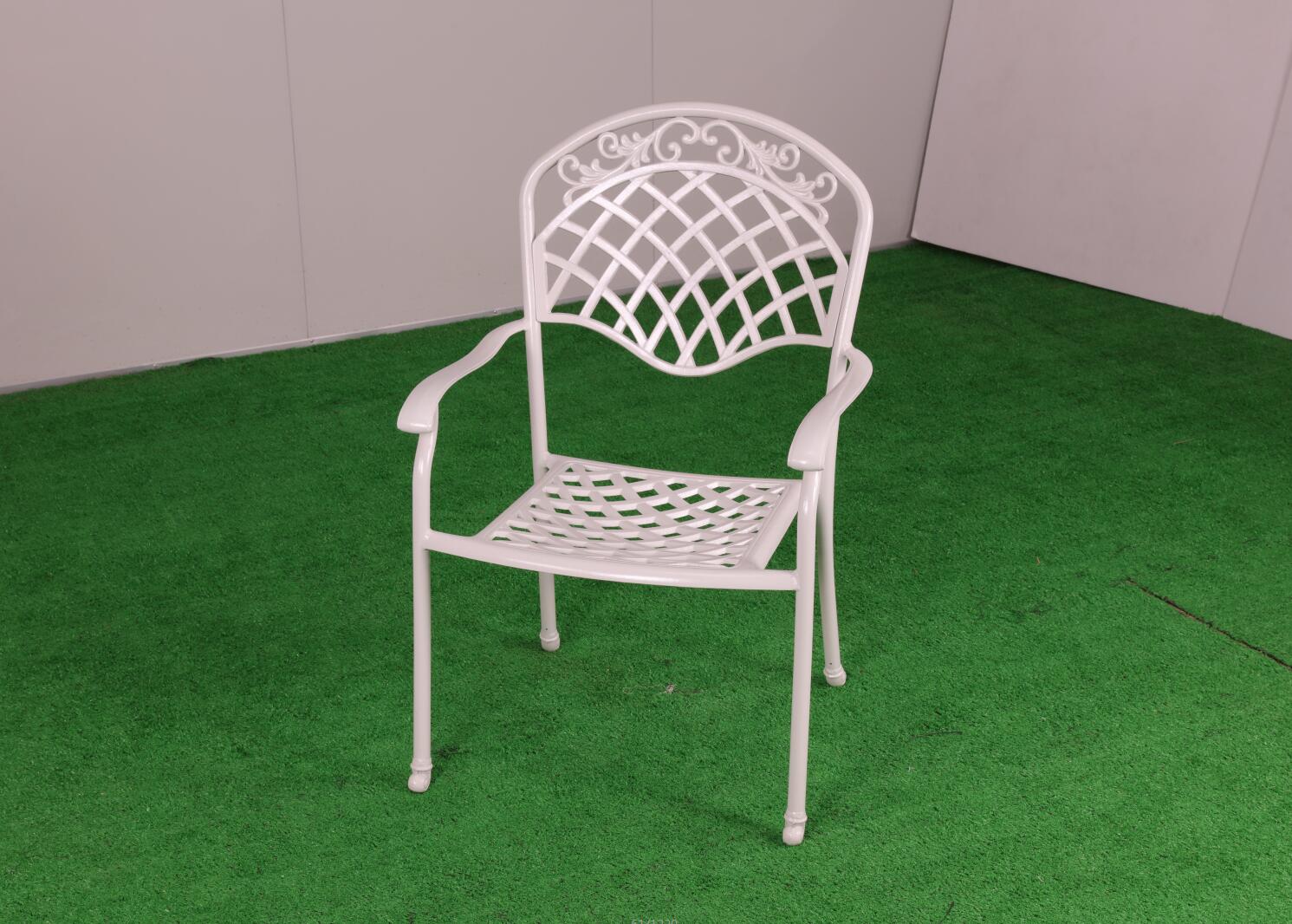 网格铸铝茶几桌椅  户外家具生产定做 户外铸铝家具厂家