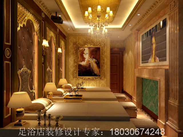 重庆足浴店设计装修之个性化-联丰九木设计图片