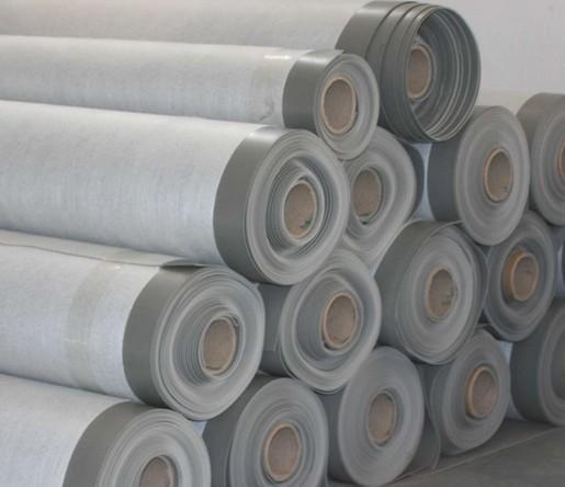 山东旭泰生产供应国标1.5mm 带沙PVC毛面防水卷材批发零售均可 毛面PV防水卷材