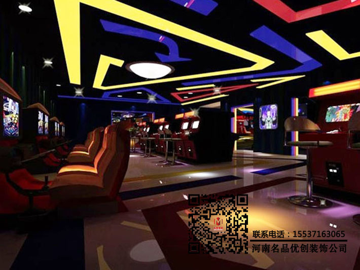 河南动漫城装修设计公司注意事项，河南郑州电玩城装修设计图片