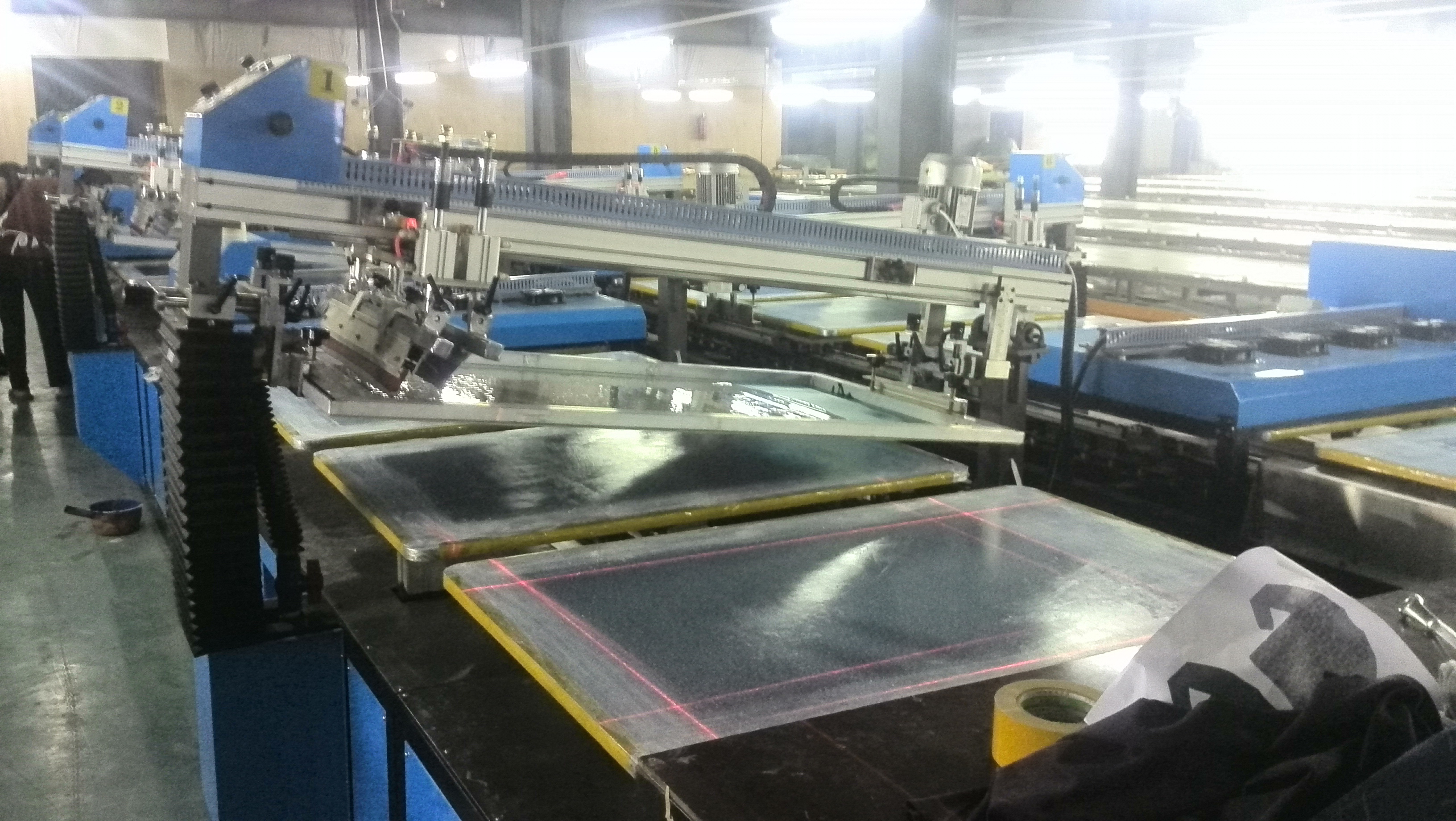 全自动衣服丝网印刷机 椭圆形足球丝印机