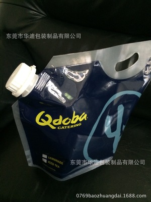 集装牛奶袋 3升果汁袋 红酒袋 5l吸嘴袋插底袋 灌装自立袋塑料