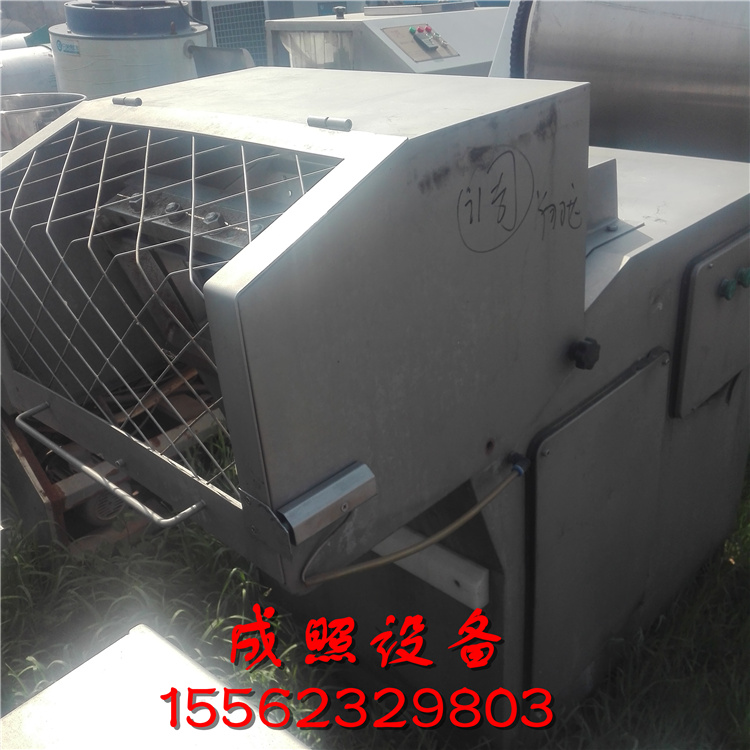 供应山东济宁二手冻肉切块机 冷冻食品厂DQ-400型冻肉切块机厂家直销