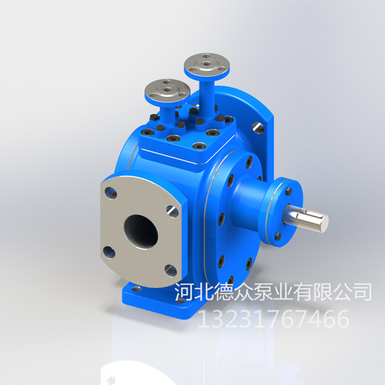 YCB-G保温齿轮泵 输送介质广泛 流量压力稳定