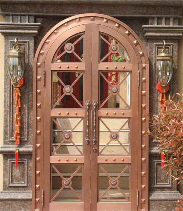 厂家供应高档铜门和铜铝门 厂家直销，免费设计定制 铜 门 铜 门安装
