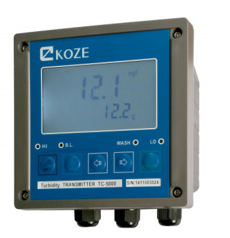 KOZE微电脑TC-5000在线浊度/悬浮物/污泥浓度控制器图片
