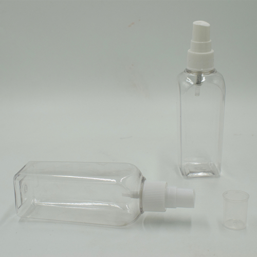 100ml透明塑料瓶 方形化妆水瓶 香水喷雾瓶 PET塑料瓶