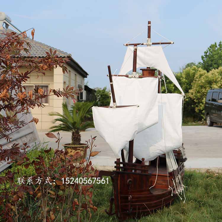 海盗船海盗船定制纯手工景观船出售图片