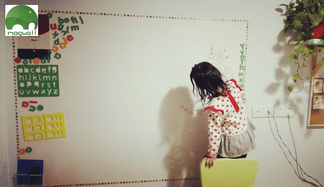 广州磁善家创意儿童墙贴儿童涂鸦墙贴环保易擦洗