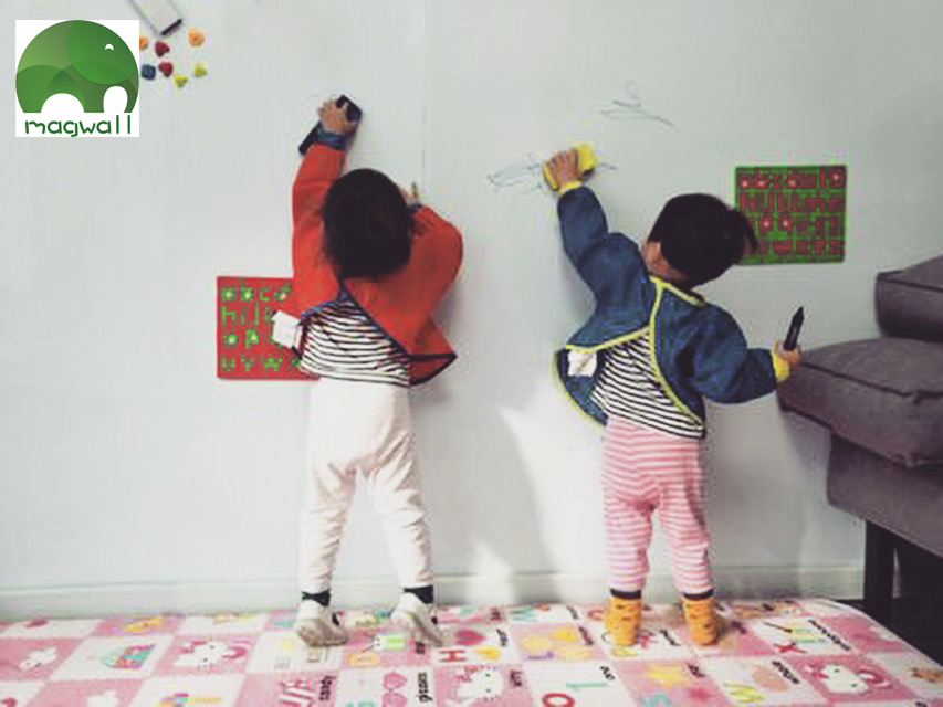广州磁善家创意儿童墙贴儿童涂鸦墙贴环保易擦洗