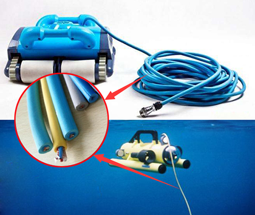 泰瑞丰耐酸碱水下机器人用发泡电缆TPE图片