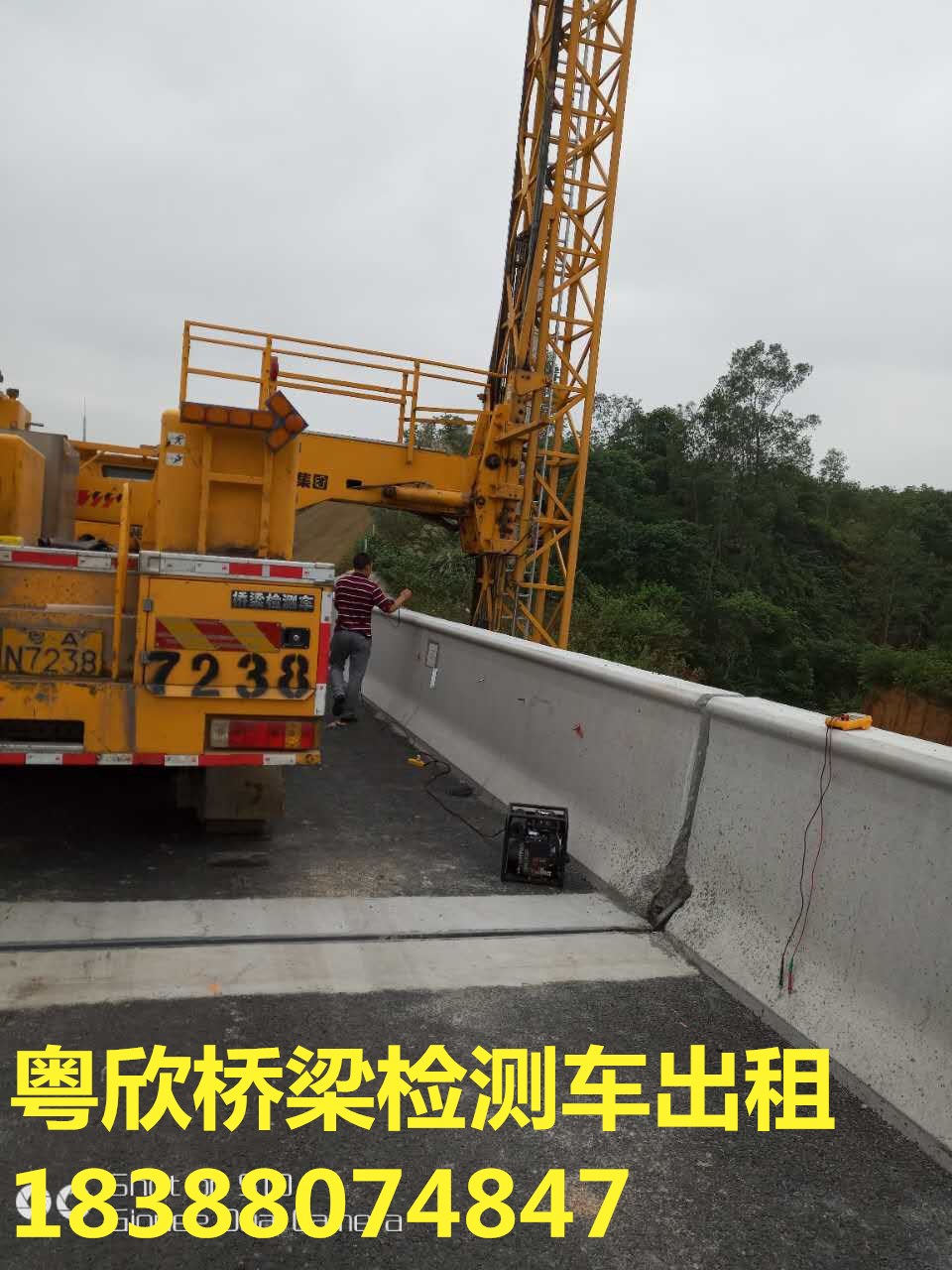 重庆桥梁检测车出租价格便宜