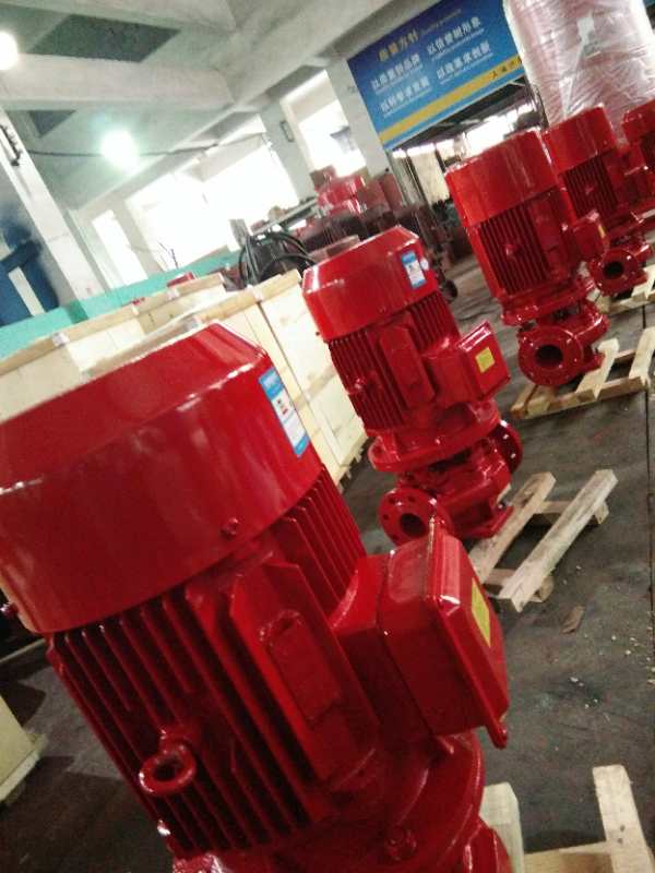 重庆大工程合作采购消防泵 出厂价XBD4.8/15-80L工程安装消火栓泵 泵房多级泵