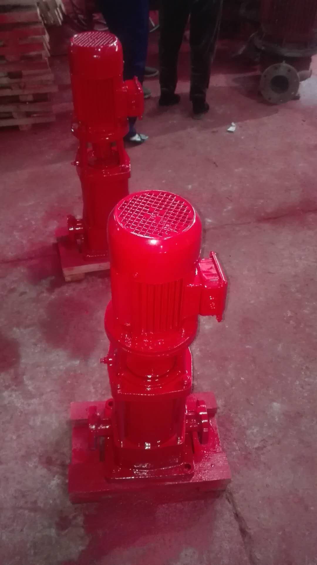 立式消防喷淋泵厂家恒压多级泵XBD7/20-HY-22KW采购消防泵稳压加压泵XBD8/20-HY-30KW