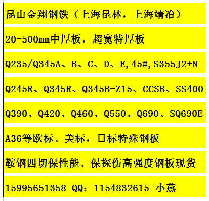 江苏上海 Q345R正火容器板，Q245R钢板，容器板切割