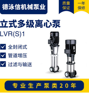 LEO利欧立式多级泵LVR（S）不锈钢高压增压泵多功能电动清水泵