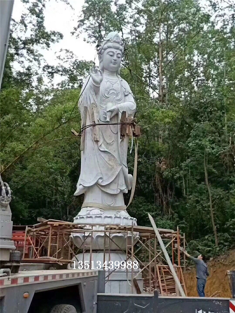 观世音菩萨雕像大型雕刻图片