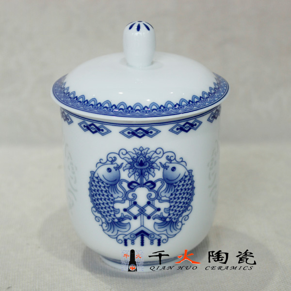景德镇厂家专业定制陶瓷茶杯 茶杯套装 陶瓷纪念品图片