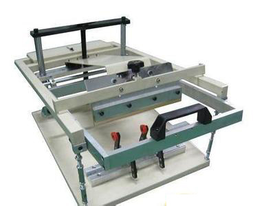 圆面丝网印刷机 手工丝网印刷机 锥面丝印设备，圆面机工厂图片