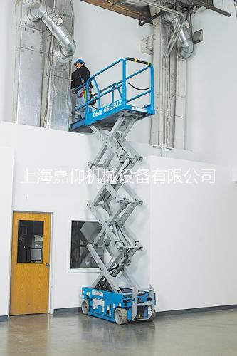 上海市电动剪刀车厂家电动剪刀车升降机升降平台出租（4-16米），吉尼鼎力捷尔杰，大品牌值得信赖