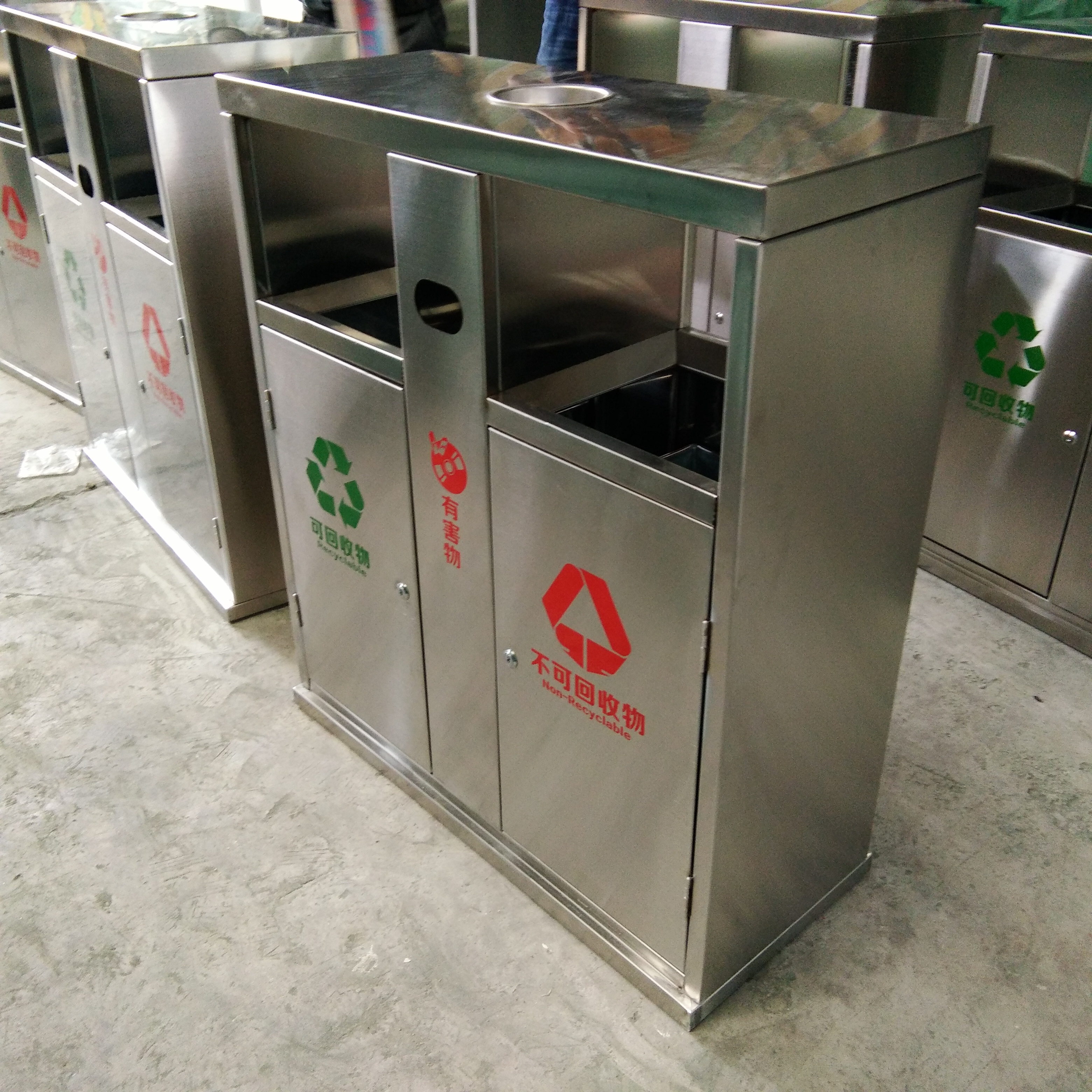 不锈钢垃圾桶 分类环保垃圾桶 青蓝厂家供应 大量现货