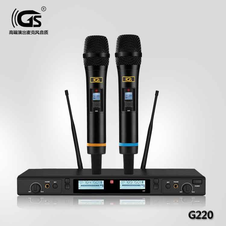 GS麦克风品牌G220话筒超高性价比产品促销市场户外演出专用