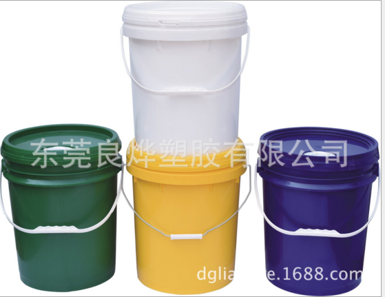 厂家直销25L通用塑料桶包装桶 白色塑料桶 可加工定制图片