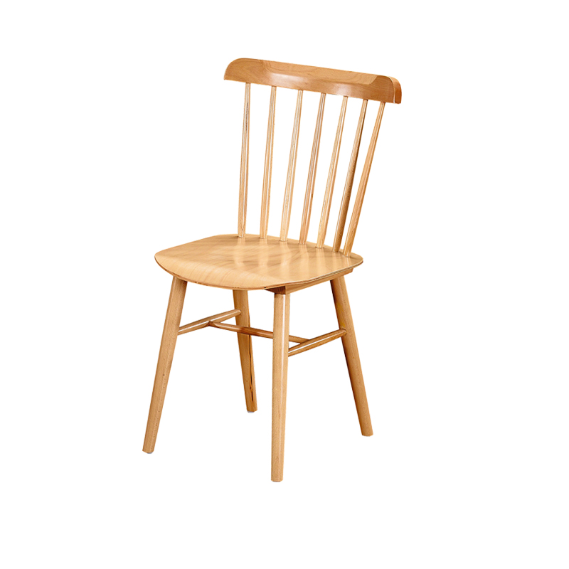 餐椅北欧实木餐椅复古美式现代简约家用书桌椅高凳餐厅靠背椅子