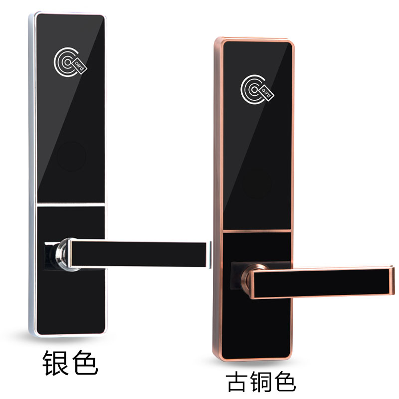 厂家直销木门酒店锁宾馆锁防盗感应锁智能锁刷卡锁磁卡锁电子门锁